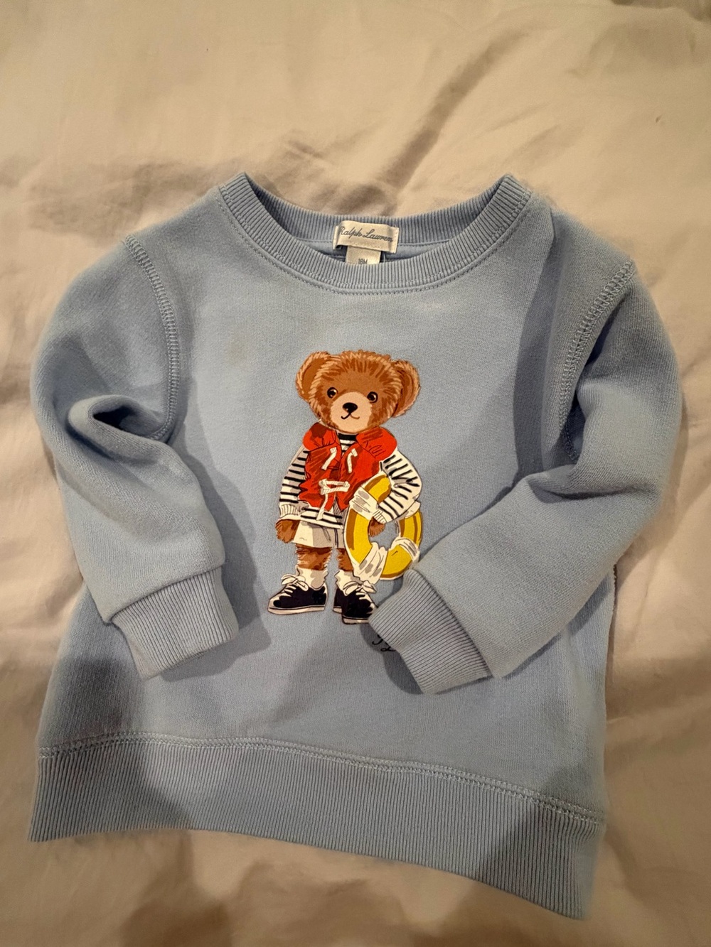 Ralph Lauren baby boy sweatshirt size 18 months
